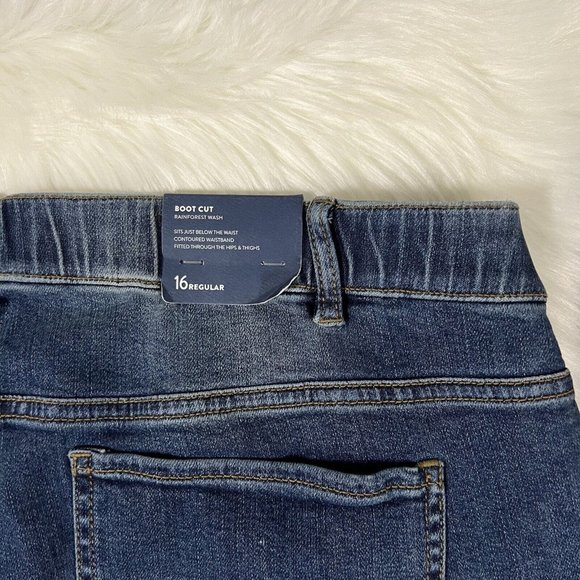J.‎ Jill Size 16 R Rainforest Wash Modern Slim Boot Cut Denim Jeans - Picture 11 of 12